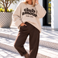 Kuscheliger Pullover Club Amour - camel-mokka