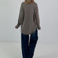 Oversized Shirt Unlock Your Dreams - Taupe