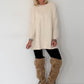 Longpullover - creme