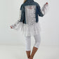 Ibiza Jeansjacke mit aufwendigen  Details - denim-weiss