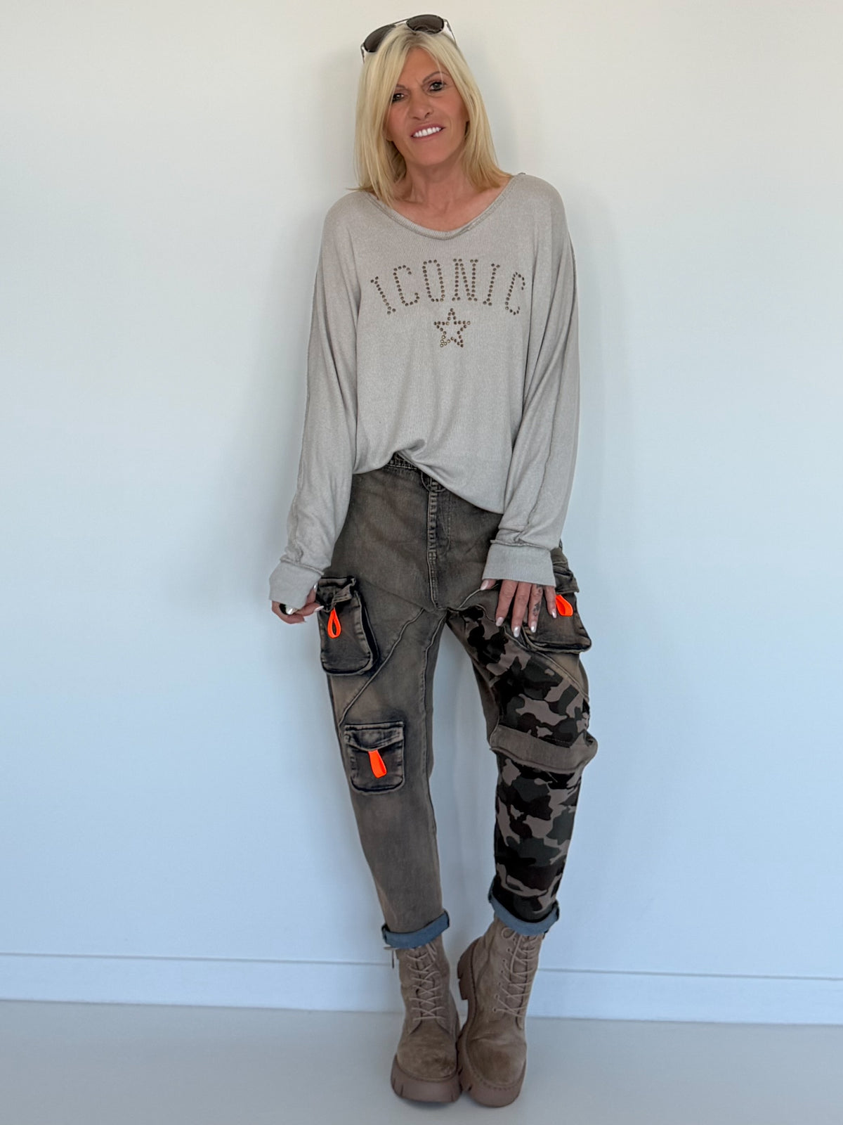 Sweater Iconic - beige