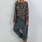 Sweat Baggy mit Tasche - anthrazit