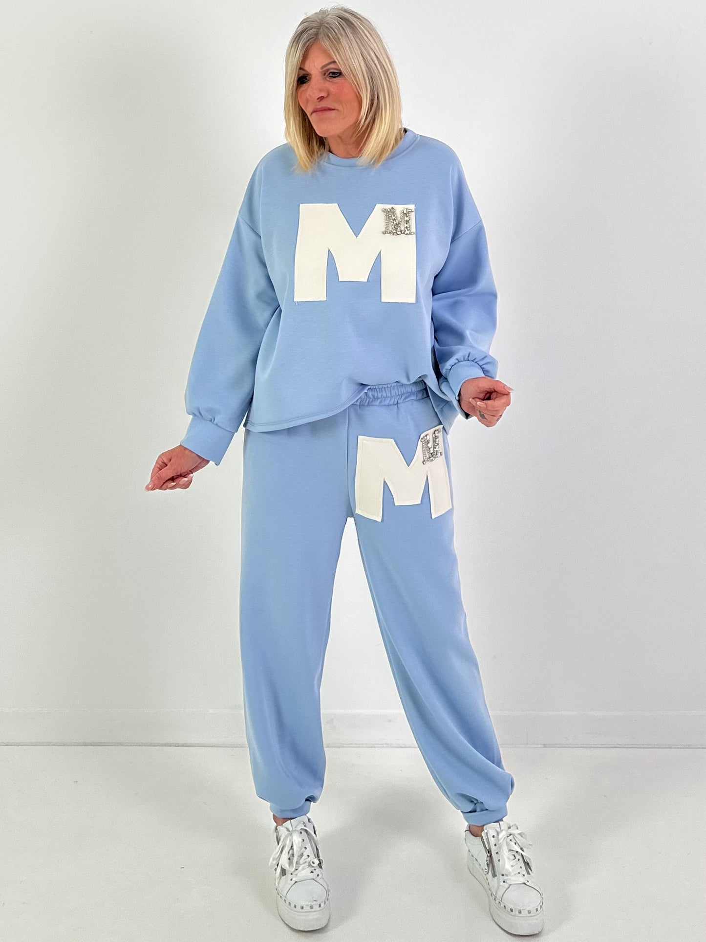 Broek model "Edition M" - lichtblauw