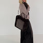 Weicher Basic Pullover - taupe