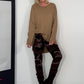 Basic Shirt mit Rundhalsausschnitt - camel
