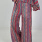 Crochet Pants with Pattern - pink-green-multicolored