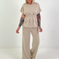 Two-piece suit - beige