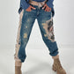 Jogg-Jeans im used Look Moonwalk Mouse - denim