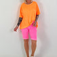 T-Shirt OK! - neon orange