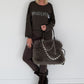 Sweater Whatever mit Strass-Details - mokka
