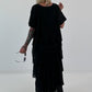 Kleid im Lagenlook - schwarz