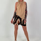 Neckholder Top -camel