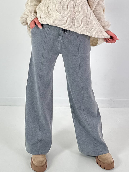 Knitted trousers model “Weave&amp;Wear” - grey