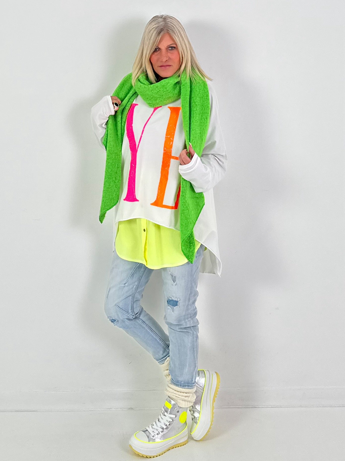 Sjaalmodel "Soft Snug" - groen