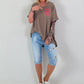 Oversized Shirt Summer - taupe
