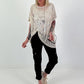 Netzshirt Don´t Overthink - beige