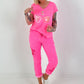 T-shirt Cups - neon pink