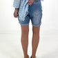 2-in-1 denim shorts