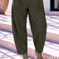 Lässige Ballonhose - oliv