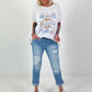 T-Shirt Bags - white