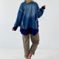 Oversized Jeansjacke - dunkelblau