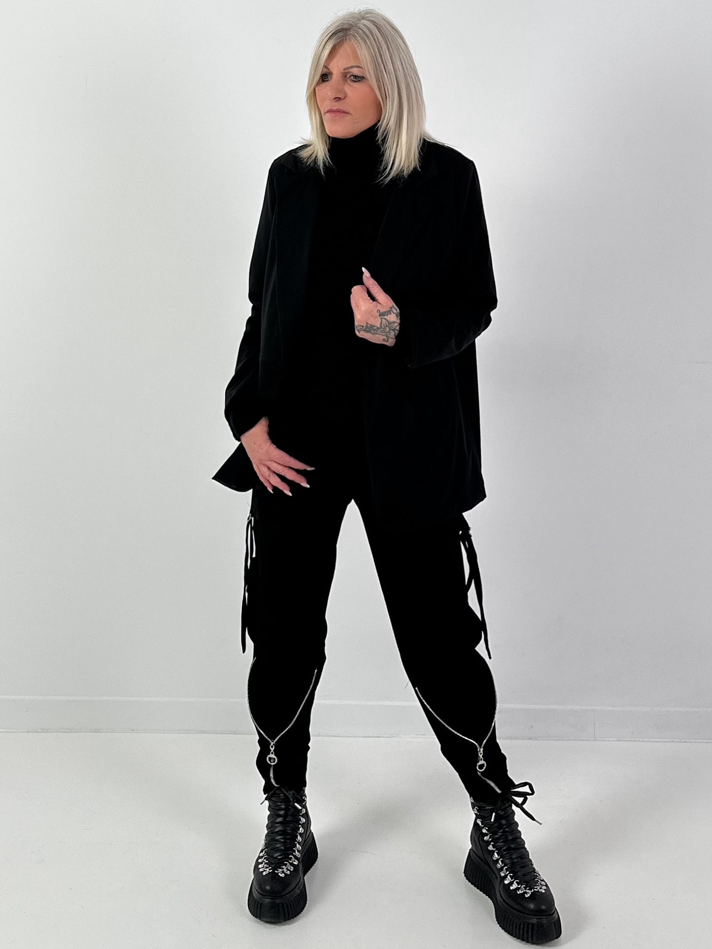 Blazer model "BREAKING ALL THE RULES" - zwart