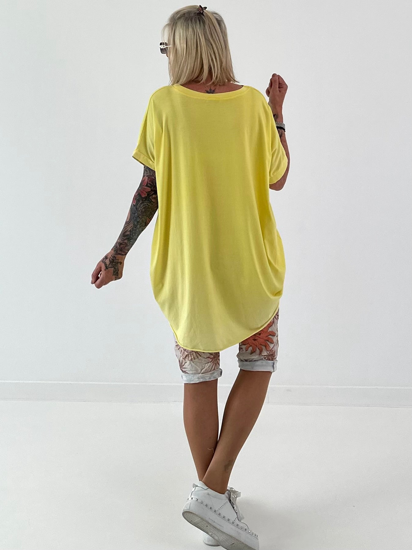Oversized T-Shirt - gelb