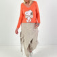 Sweater model "Cozy Cutie" - orange