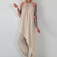 Leichter Zweiteiler asymmetrisch - beige