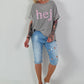 T-Shirt Hej - grey