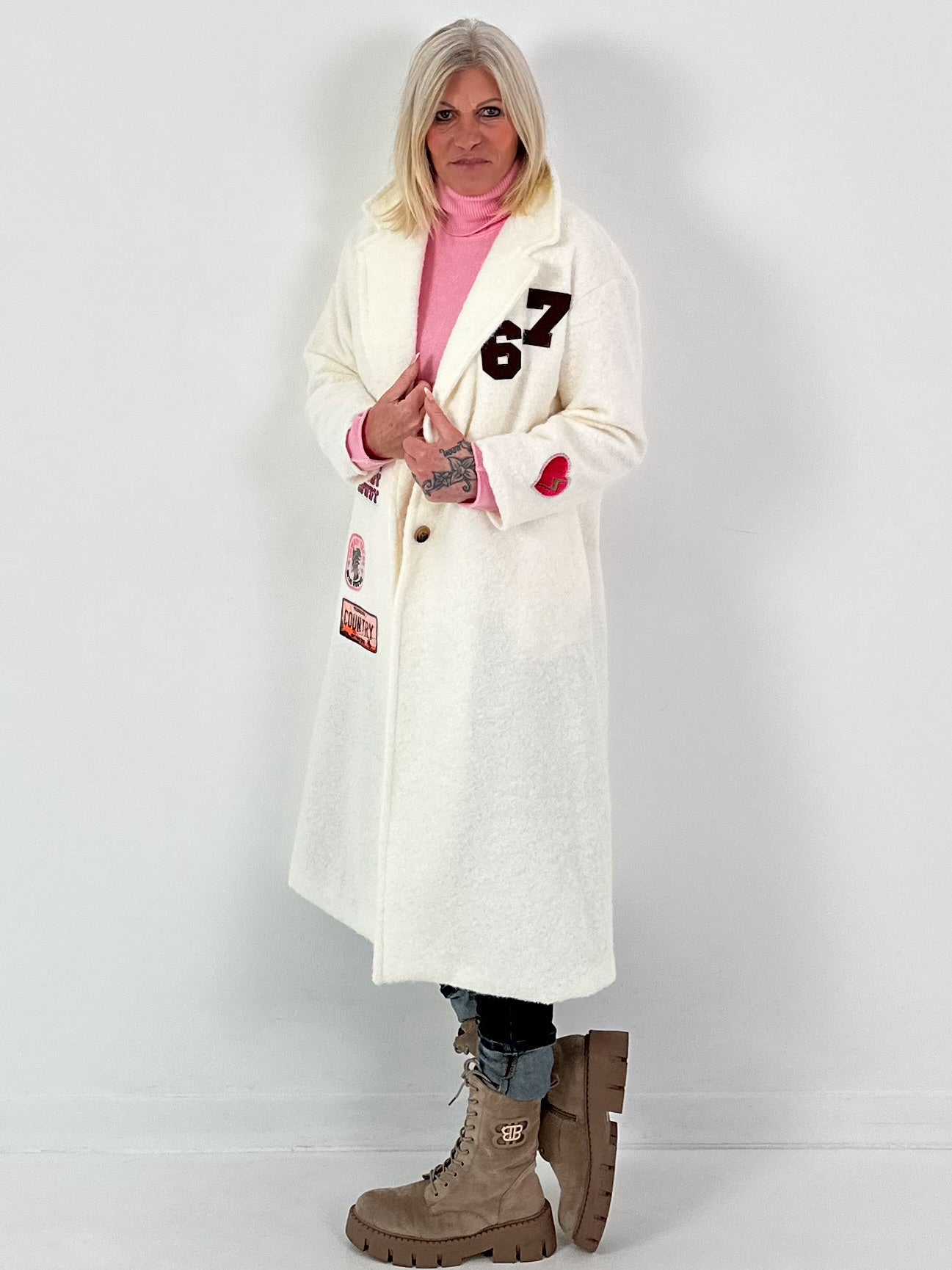 Jas model "Howdy Heart" - ecru