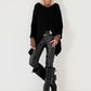 Soft Oversized Chunky Knit Jumper - black