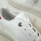 Sneaker mit bunten Streifen - weiss