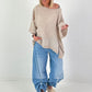 Oversized Linen Shirt - beige