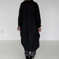 Hemdbluse mit Strukturstreifen - schwarz