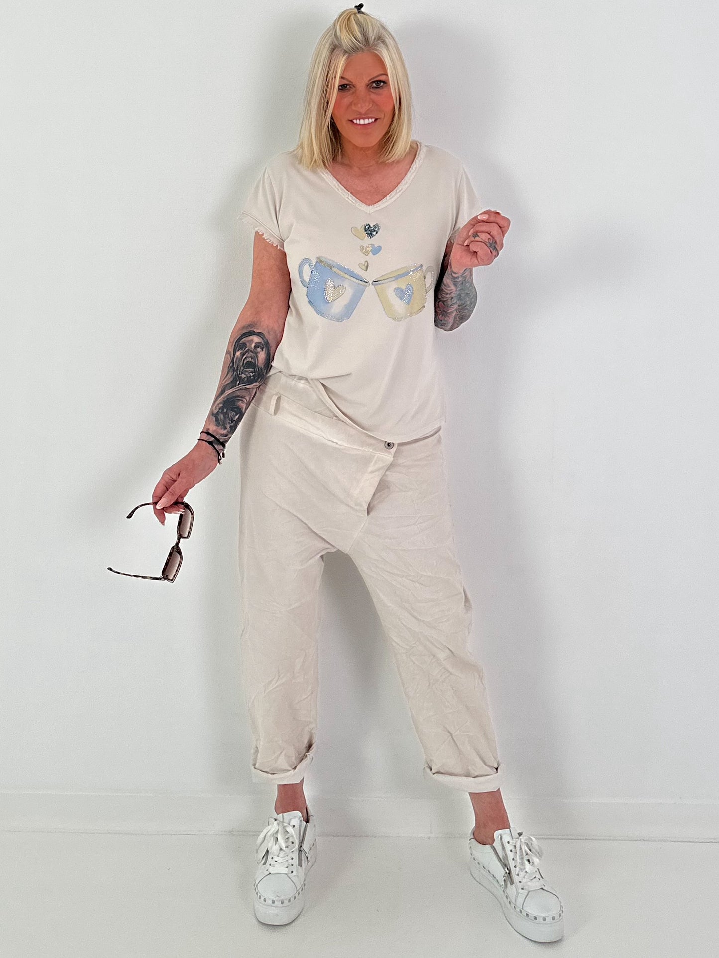 T-Shirt Cups - beige