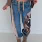 Jogg-Jeans im Used Look Horse - denim