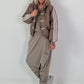 Bomberjacke mit Kapuze - taupe