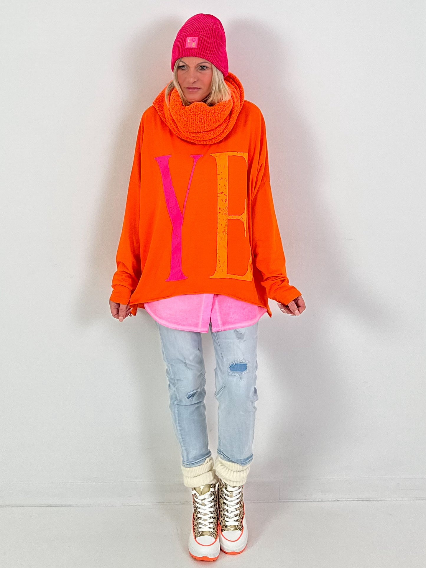 Blouse cheater model "Neon Layer" - 4 kleuren