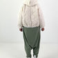 Bomberjacke mit Kapuze - creme