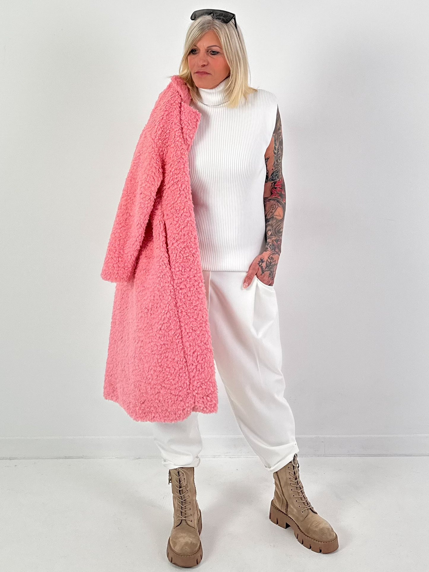 Teddyjas model "Cozy Classics" - roze