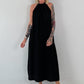 Klassisches Neckholder-Kleid - schwarz