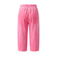 Hose mit Overlay und Metallösen - neonpink