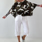 Sweatshirt model "Lace Whisper" - beige