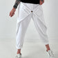 Sweatshirt Hose mit lässigen Details - weiss