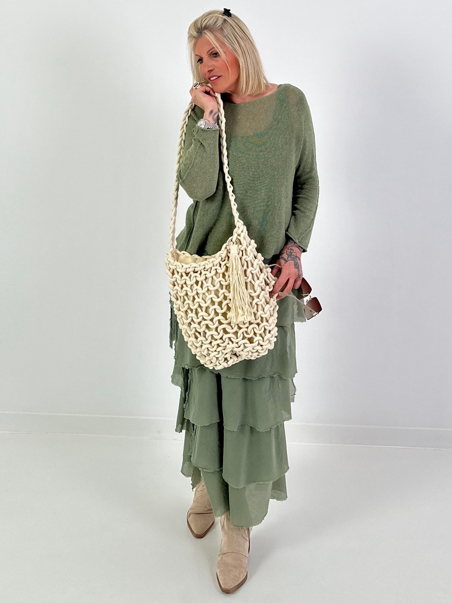 Braided Bag - beige