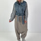 Jeansjacke mit Strickärmeln - denim-grau