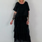 Kleid im Lagenlook - schwarz