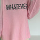 Weicher Pullover Whatever - rosa
