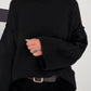 Kuscheliger Pullover - schwarz